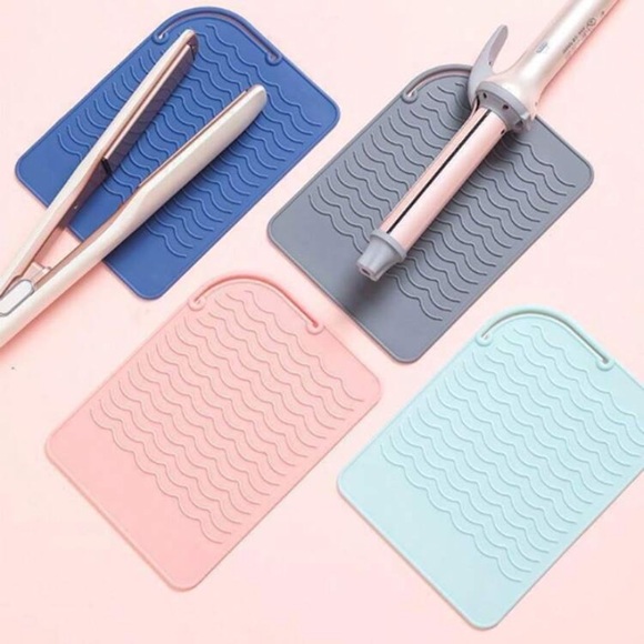 6x8” Silicone Mat Heat Resistant for Hot Hair Tools - Available in White OR Gray - Picture 2 of 9